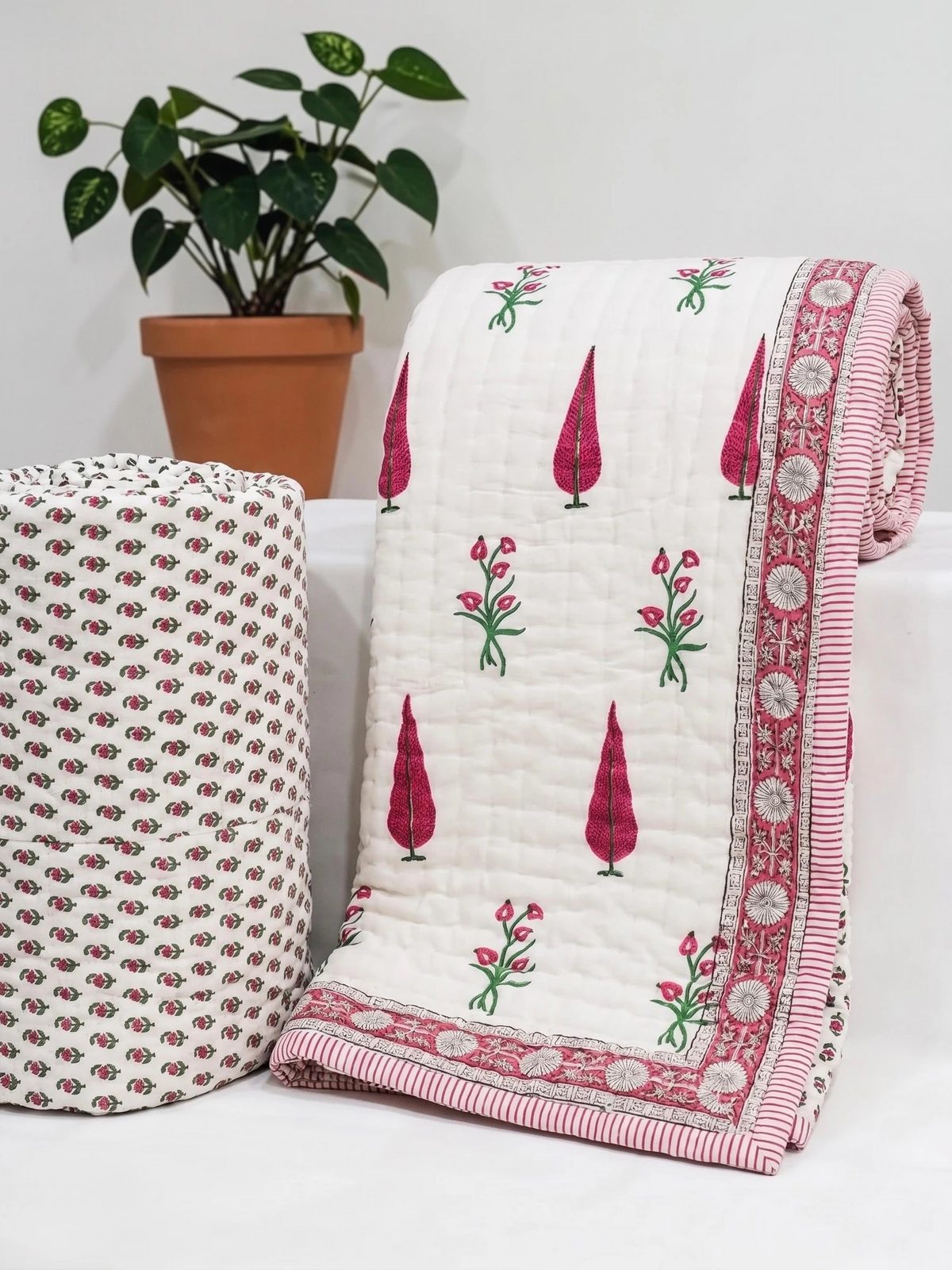 Hand Block Print Double Bed Razai